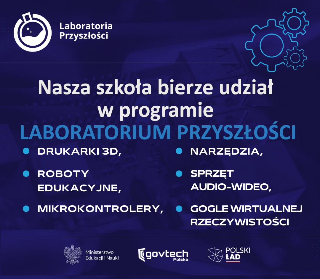 Plakat o Programie Laboratorium Przyszłości