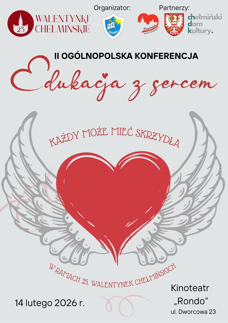 Plakat - Edukacja z&nbsp;sercem
